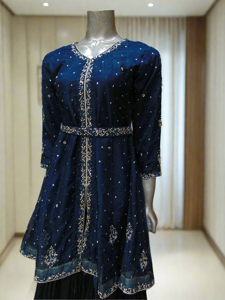 FROCK WITH SHARARA