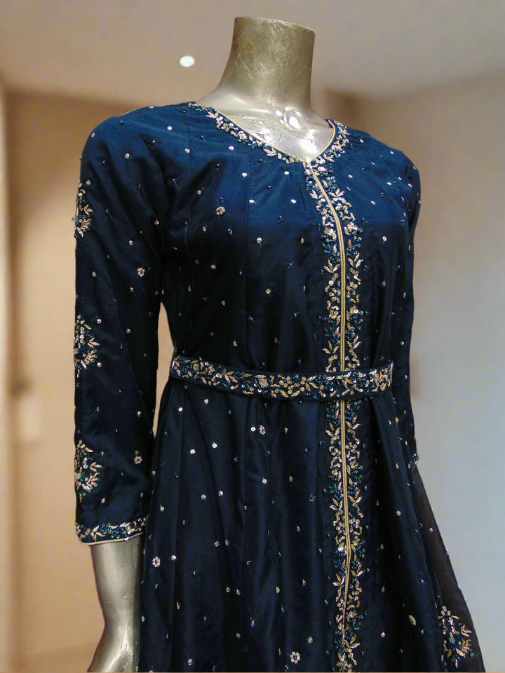 FROCK WITH SHARARA