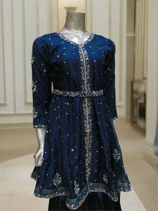 FROCK WITH SHARARA