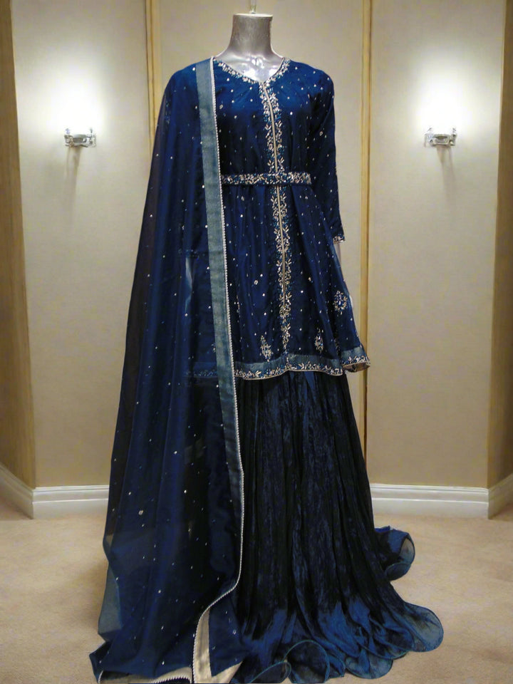 FROCK WITH SHARARA