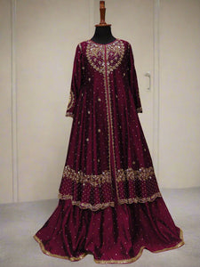 NEW STYLE FROCK SHARARA