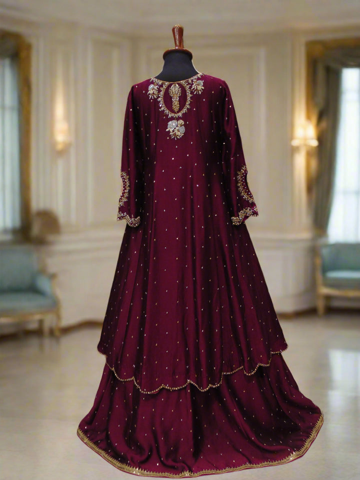 NEW STYLE FROCK SHARARA